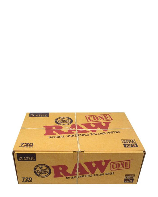 RAW Pre-Rolled Cones 70mm – Unbleached Paper - The Smoking Hound