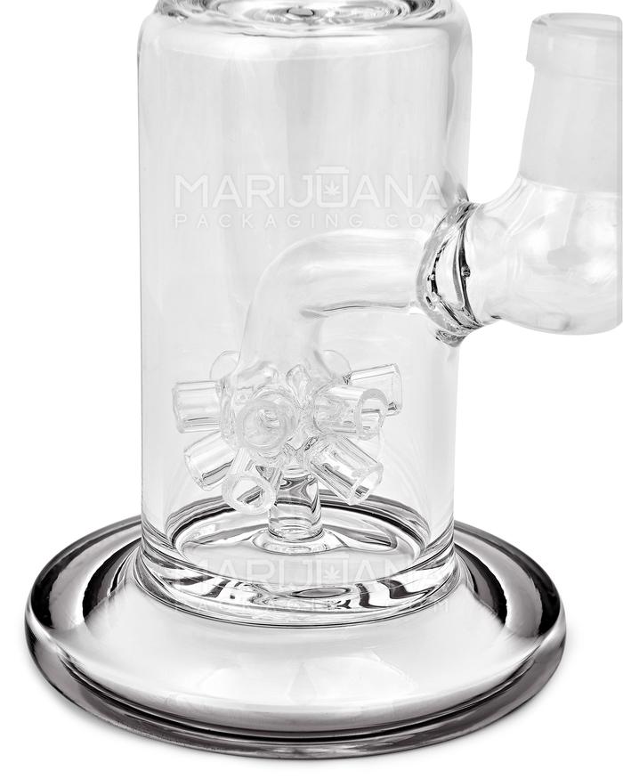 8" Smoke Trim Satellite Perc Water Pipe 14mm - The Smoking Hound