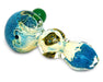 Assorted Bulge Flat Mouth Color Marble Hand Pipe 4" - The Smoking Hound